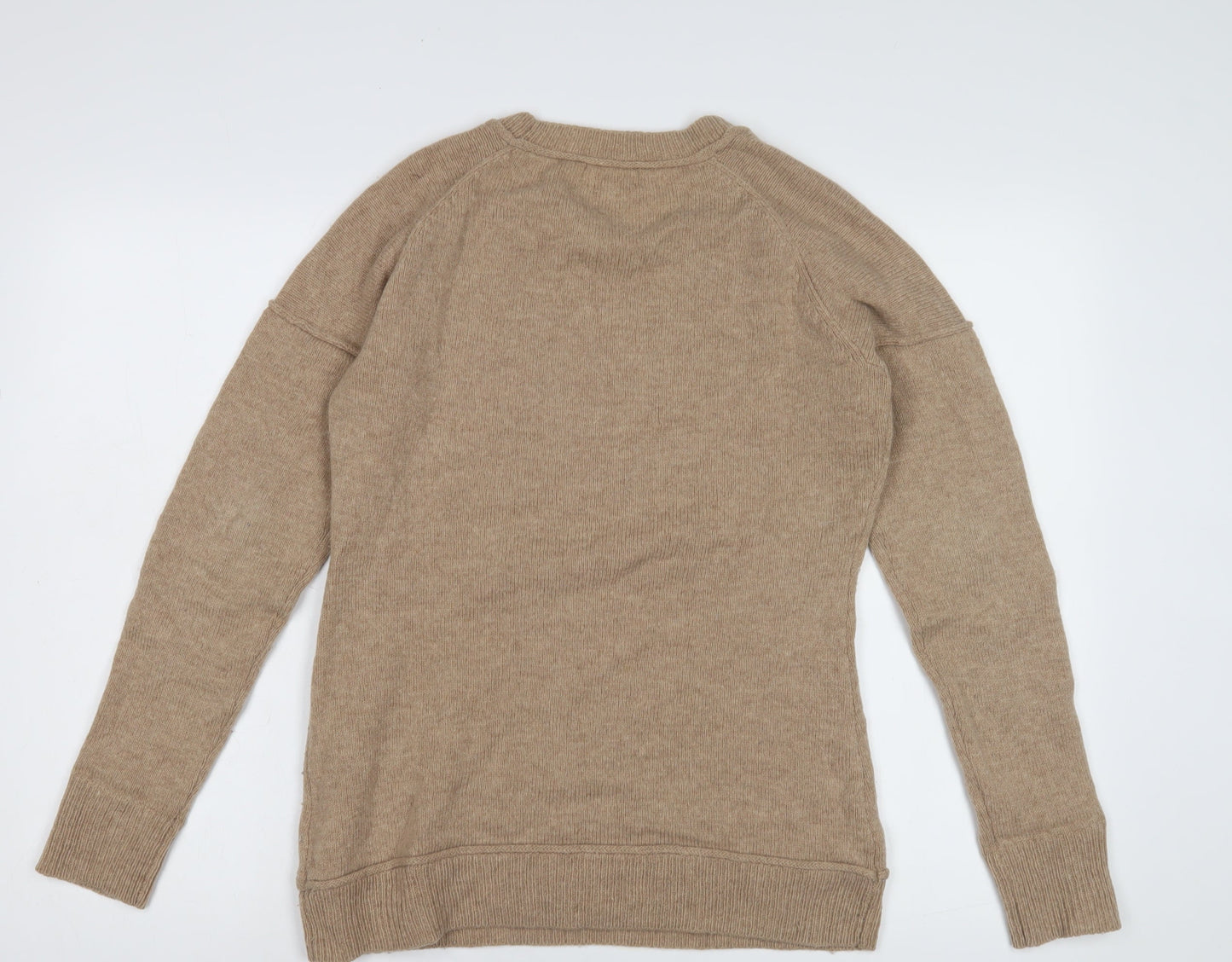 Womens UK Size 8 NEXT Beige Pullover Jumper