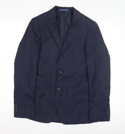 Marks and Spencer Men's Blue Slim Fit Blazer 34