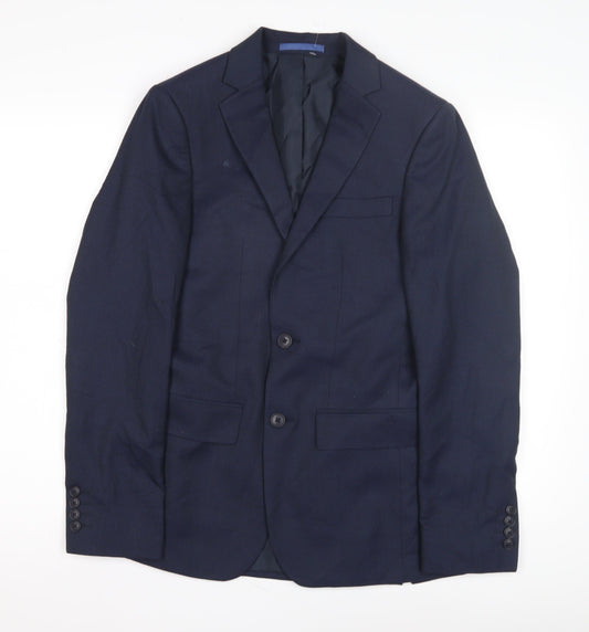 Marks and Spencer Men's Blue Slim Fit Blazer 34