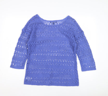 Womens UK Size 10 NEXT Blue Pullover Jumper