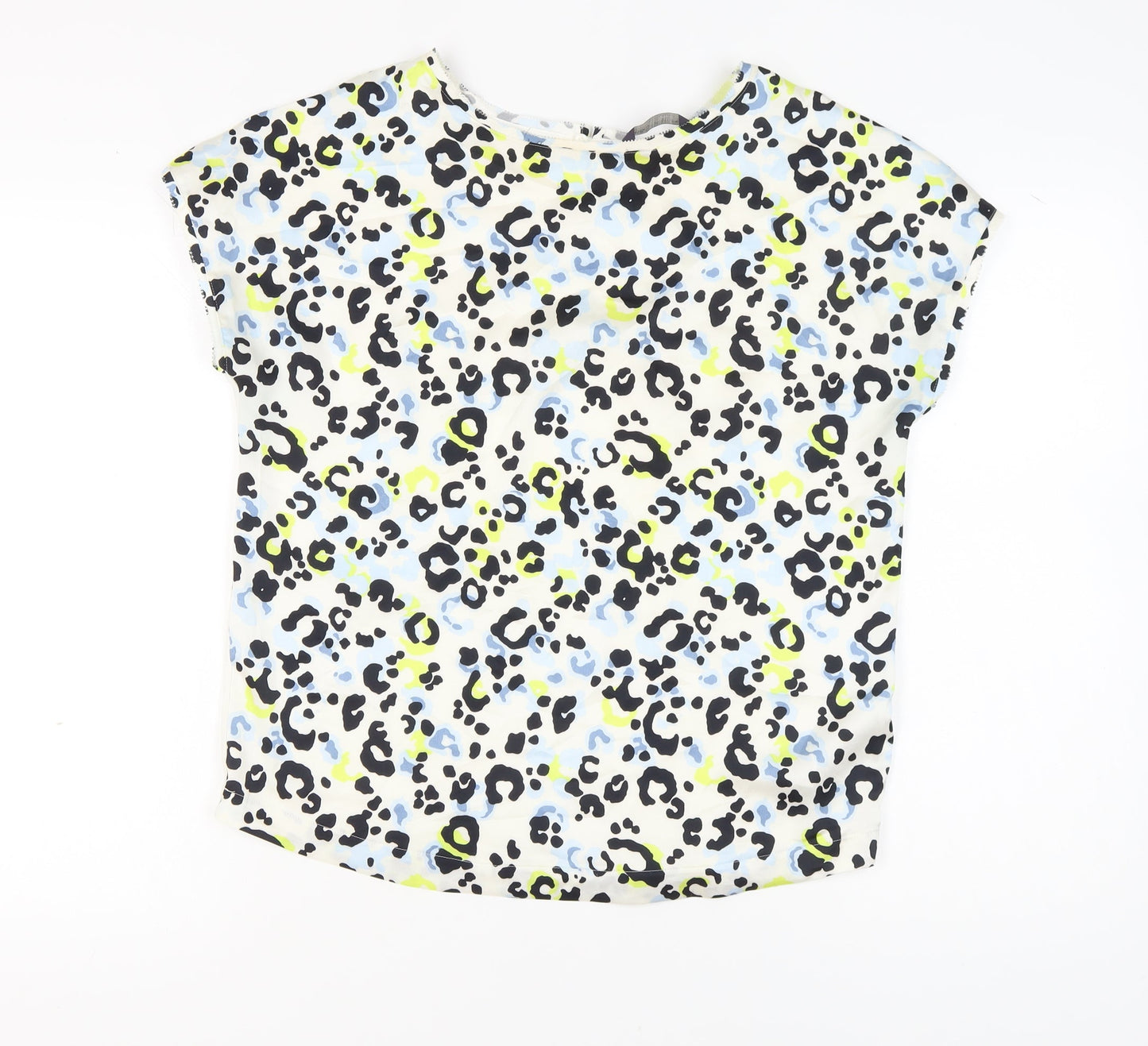 Womens UK Size 10 Marks and Spencer Multicoloured Basic T-Shirt