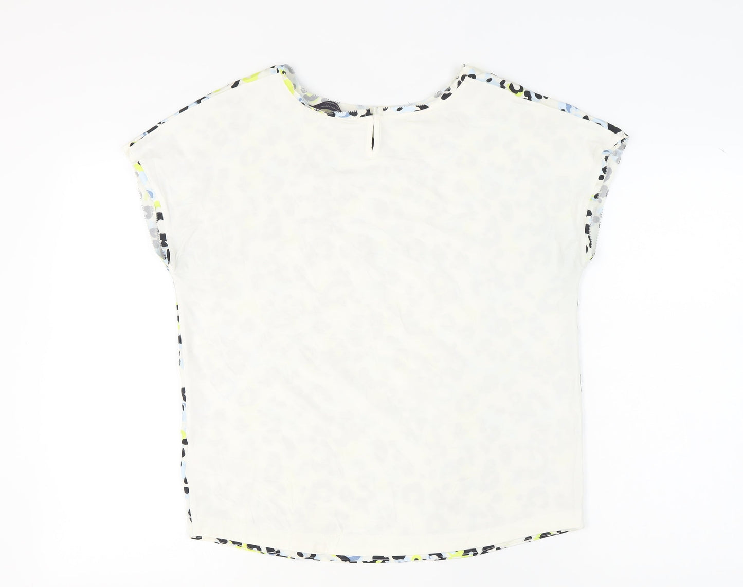 Womens UK Size 10 Marks and Spencer Multicoloured Basic T-Shirt