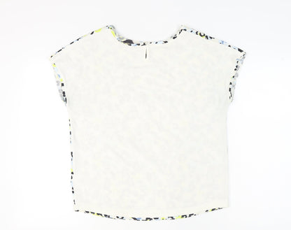 Womens UK Size 10 Marks and Spencer Multicoloured Basic T-Shirt