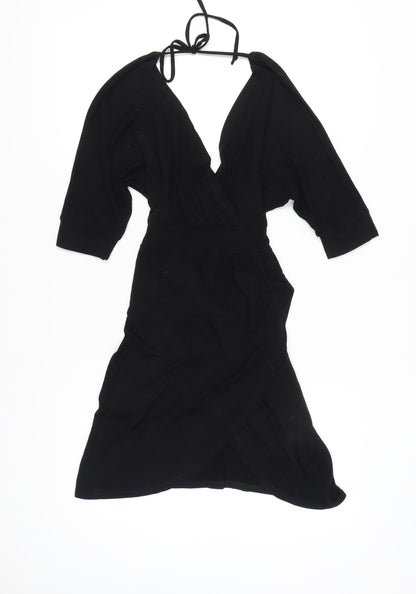 Warehouse Women’s Black Halter Dress Size 12