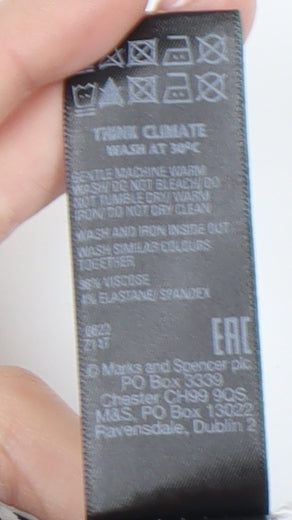 Marks and Spencer Women’s Black Floral Midi Dress Size 12