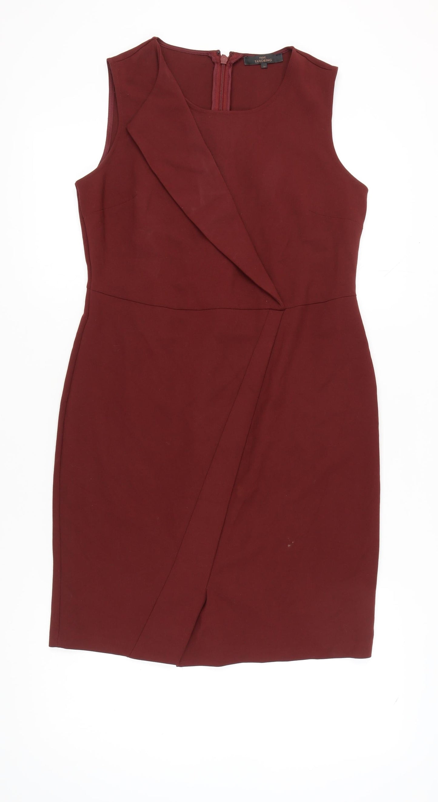 Next Women's Red Sheath Dress Size 14 Business Wear