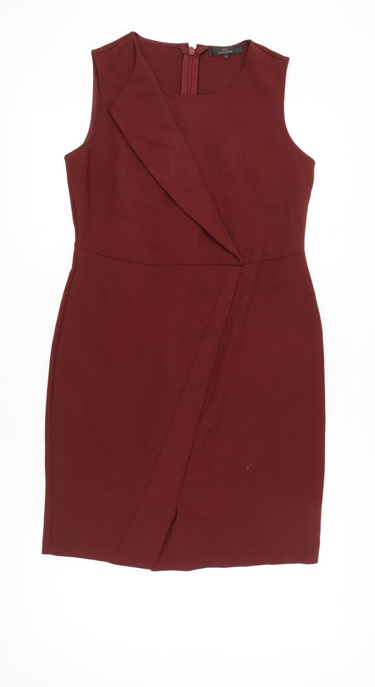 Next Women's Red Sheath Dress Size 14 Business Wear
