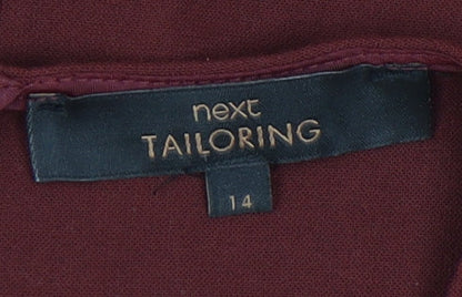 Next Women's Red Sheath Dress Size 14 Business Wear