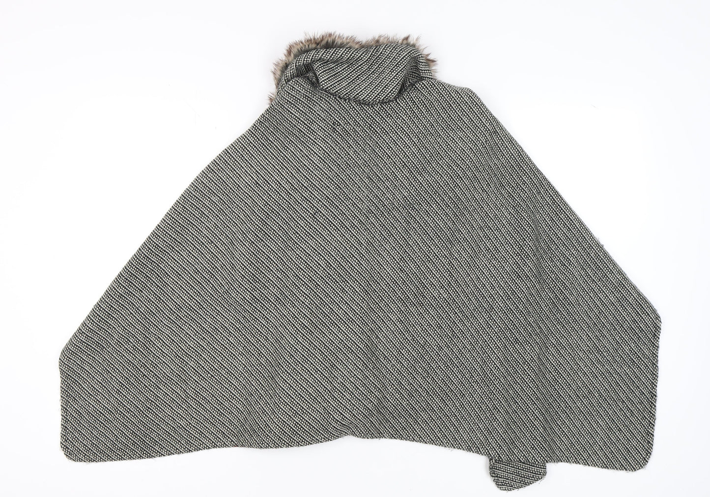 Womens UK Size One Size NEXT Multicoloured Cape Jumper
