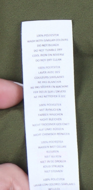 Womens UK Size 10 Boohoo Green Tunic Blouse