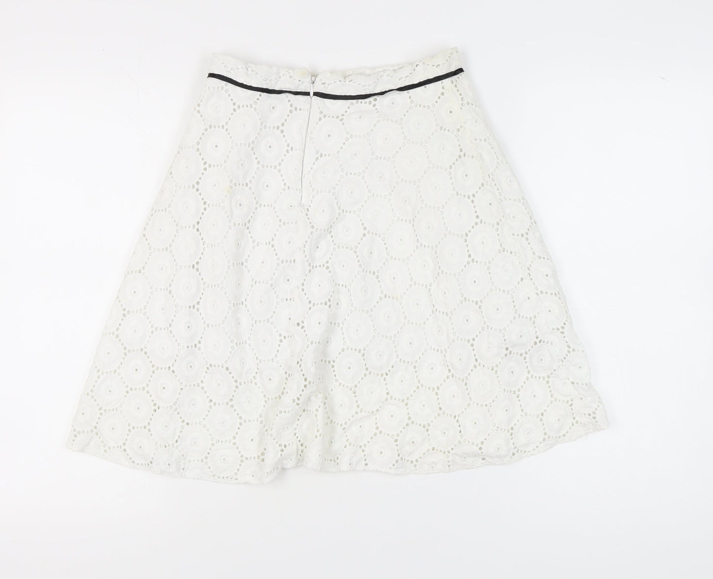 Womens UK Size 10 Topshop A-Line Lace Skirt
