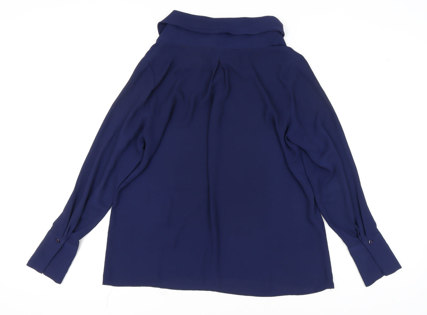 Womens UK Size 12 Jasper Conran Blue Basic Blouse