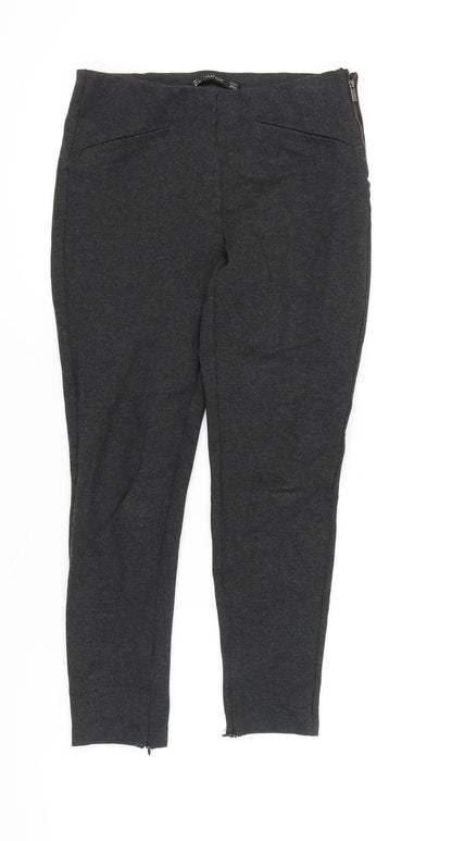Womens UK Size L Zara  Leggings Grey Leggings