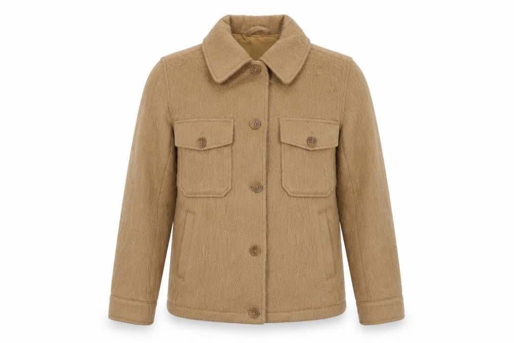 Womens UK Size XS Topshop Beige Basic Jacket