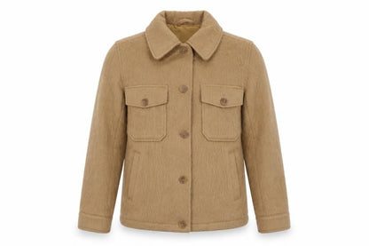 Womens UK Size XS Topshop Beige Basic Jacket