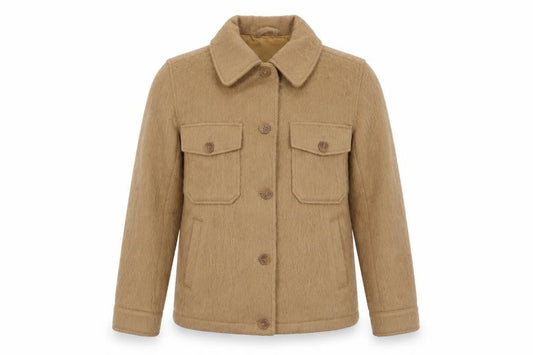 Womens UK Size XS Topshop Beige Basic Jacket
