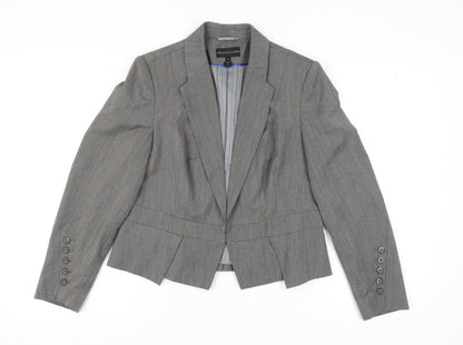 Marks and Spencer Women's Grey Blazer Size 16 Lined Workwear