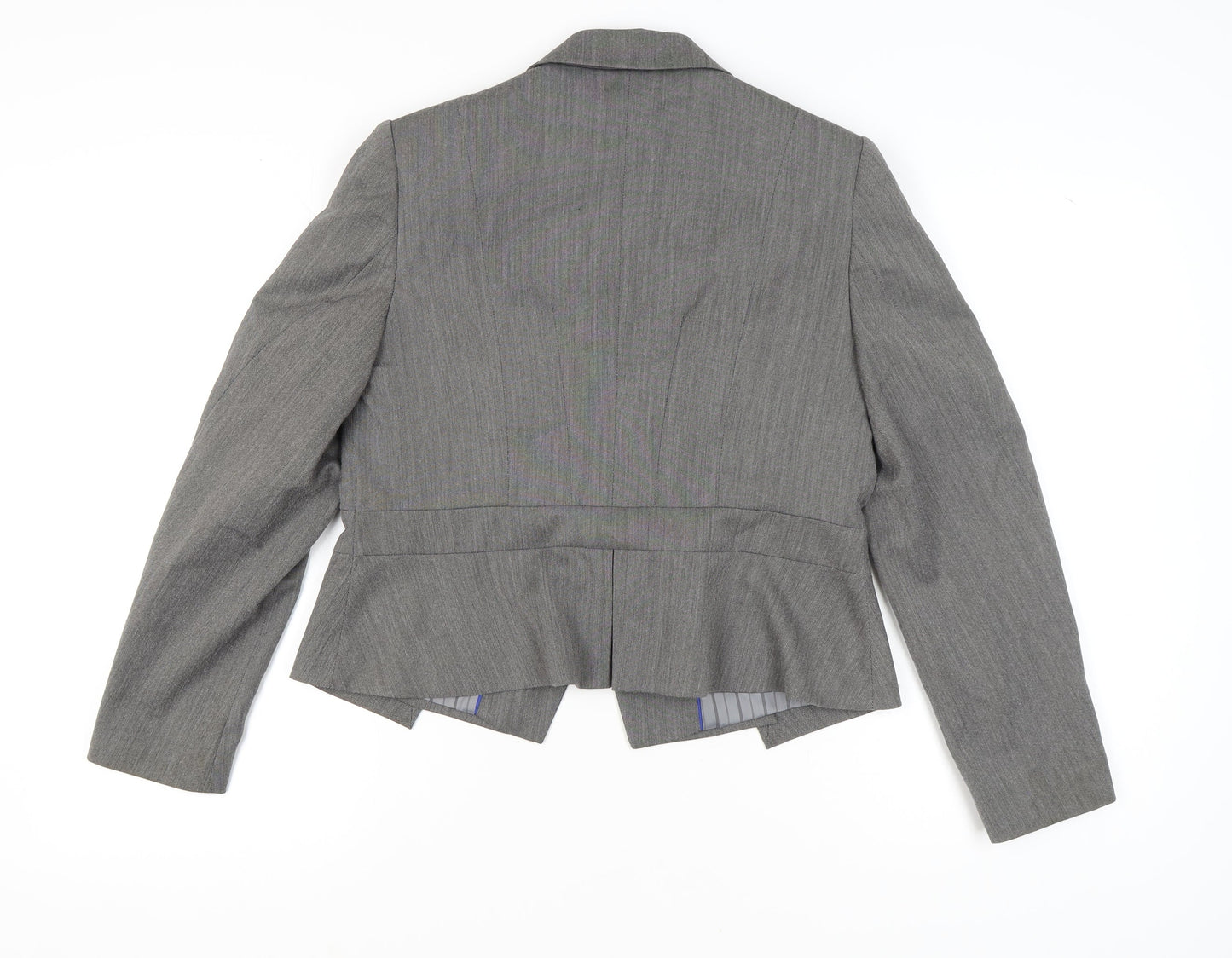 Marks and Spencer Women's Grey Blazer Size 16 Lined Workwear