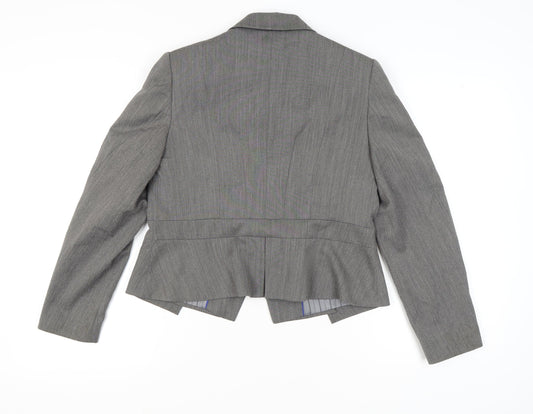 Marks and Spencer Women's Grey Blazer Size 16 Lined Workwear