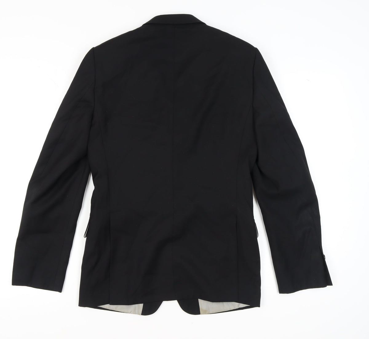 Mens UK Size 36 Topman Regular Black Suit Jacket