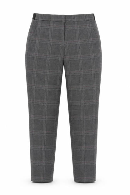 Womens UK Size S Zara Basic Regular Fit Workwear Business Grey Trousers