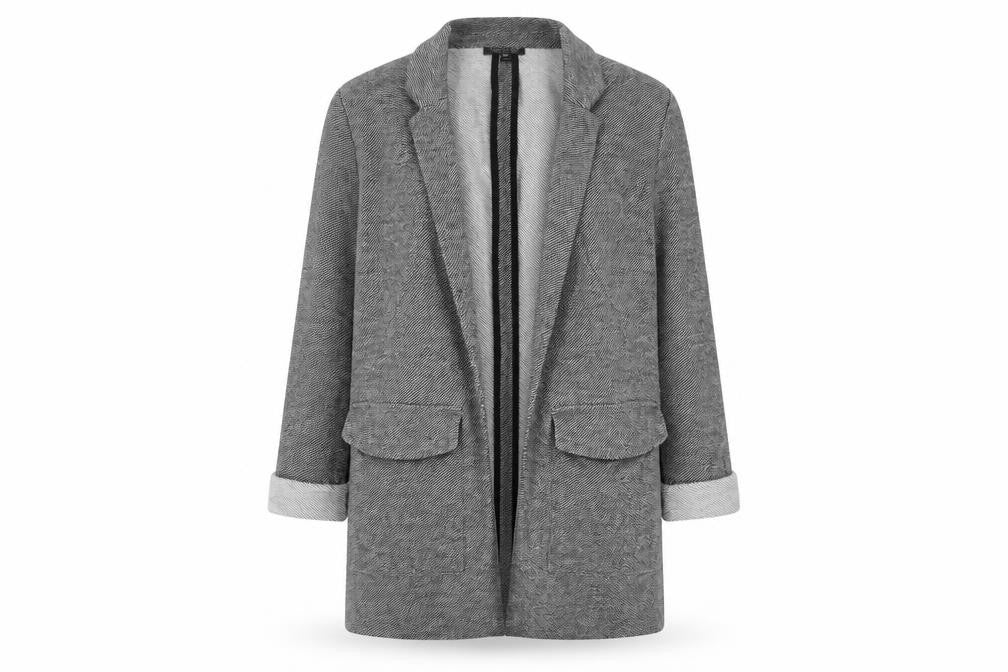 Womens UK Size 8 Topshop Regular Grey Blazer