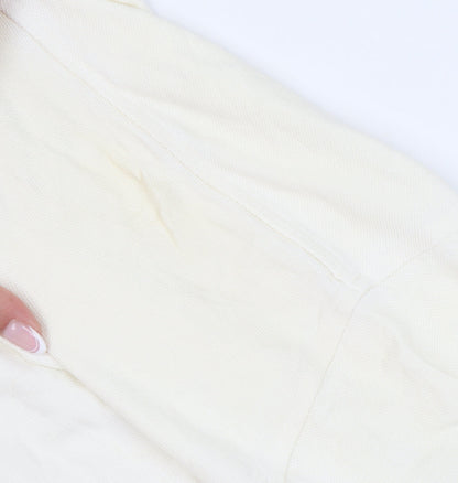 Tommy Hilfiger Men's Beige Polo, Size L, Short Sleeve