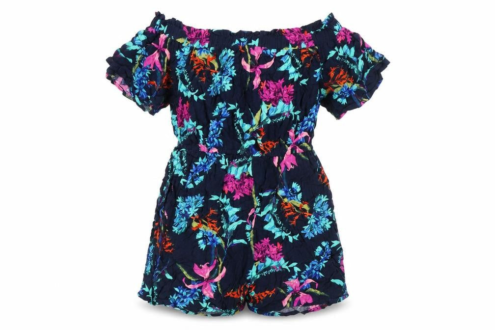 Womens UK Size 8 NEXT One-Piece Multicoloured Playsuit