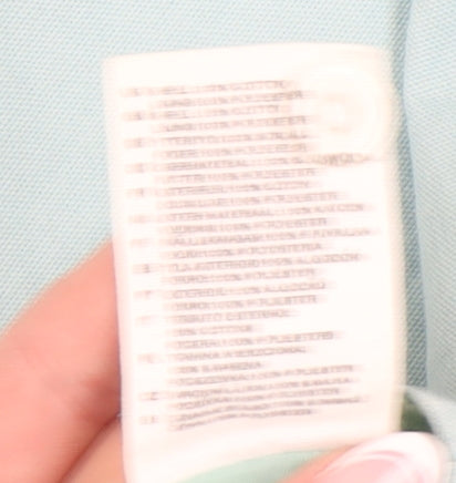 H&M Women's Blue Pleated Midi Skirt Size 6