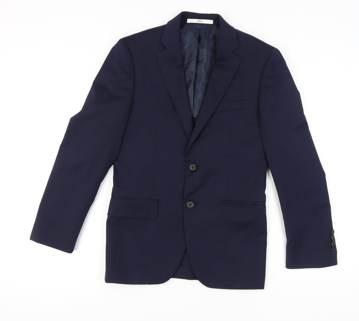BON Men’s Blue Slim Fit Suit Jacket Size 34