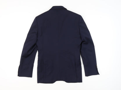BON Men’s Blue Slim Fit Suit Jacket Size 34