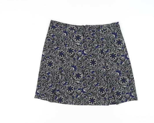 Next Women's Floral A-Line Skirt, Multicoloured, Size 8