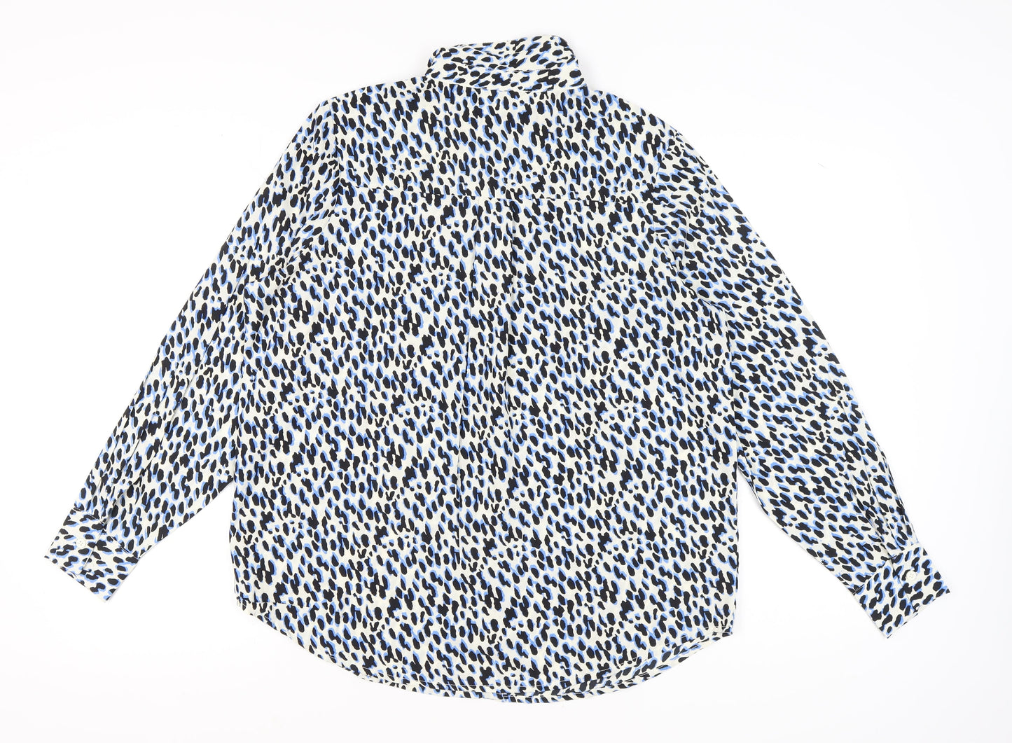 Womens UK Size 14 Studio Multicoloured Basic Button-Up