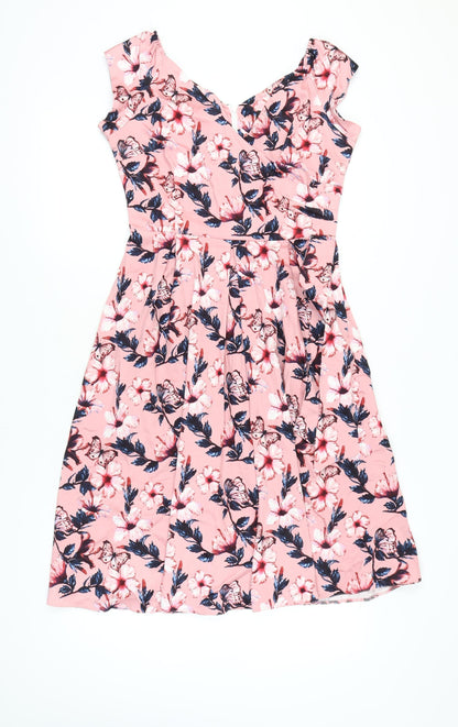 Lady Vintage Women’s Floral A-Line Dress 12