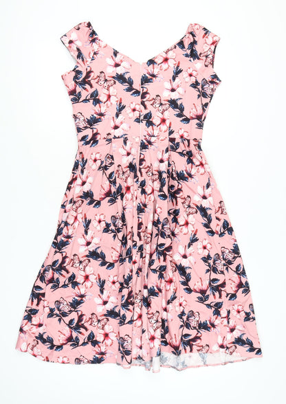 Lady Vintage Women’s Floral A-Line Dress 12