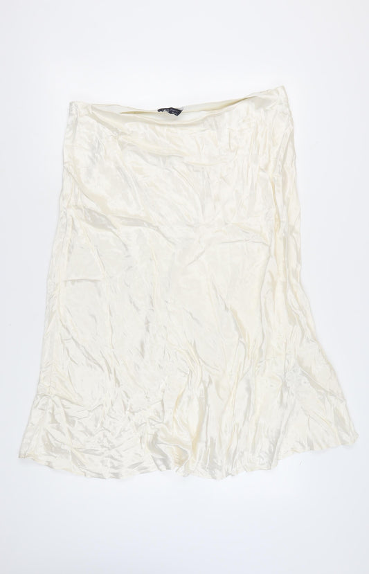 Marks and Spencer Women's Ivory Skirt Size 22