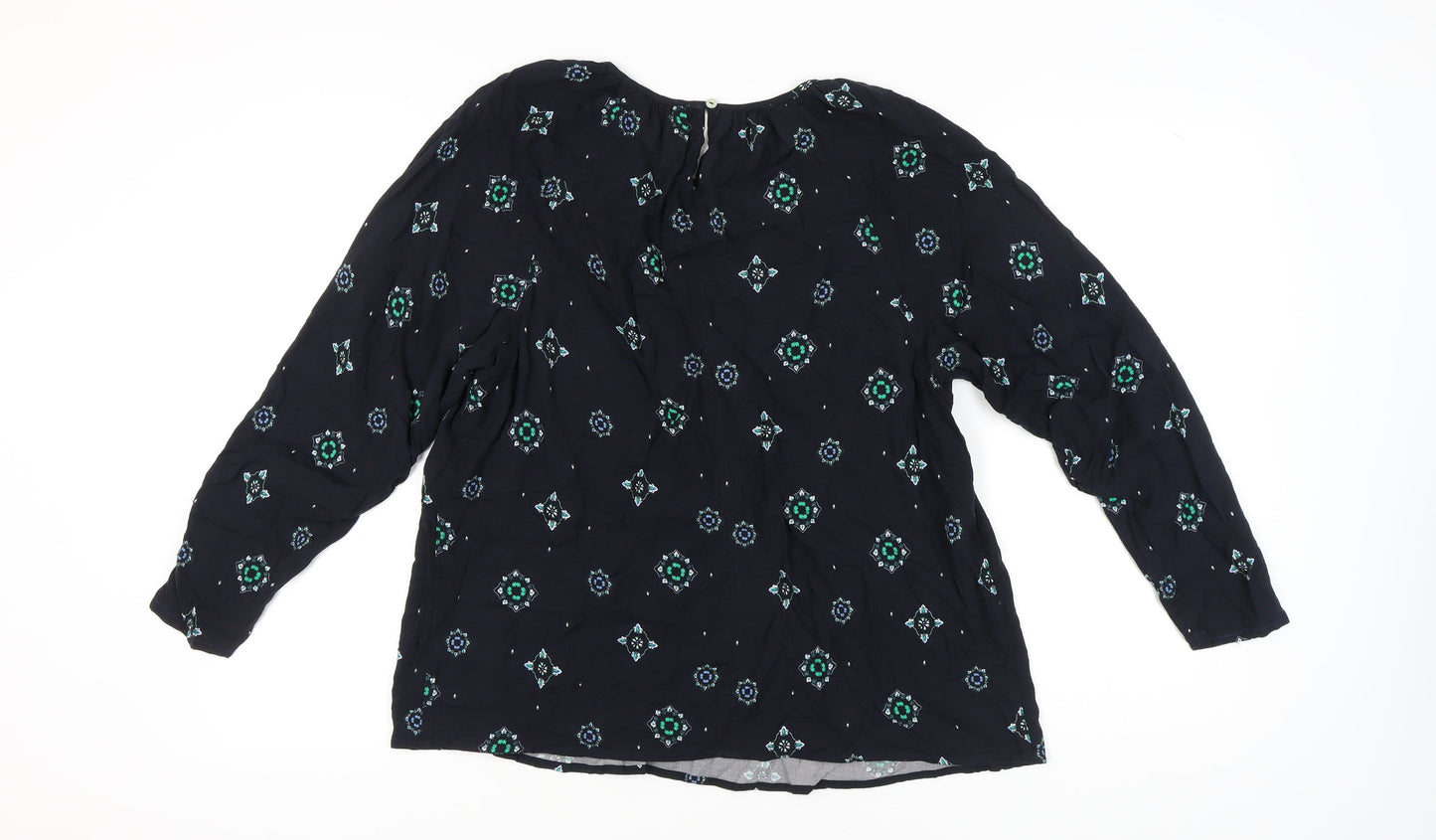 Womens UK Size 16 Marks and Spencer Black Basic Blouse