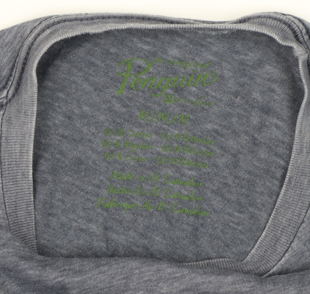 Original Penguin Men's Blue Graphic T-Shirt M