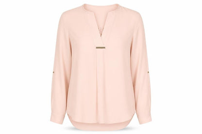 Womens UK Size 8 River Island Pink Basic Blouse