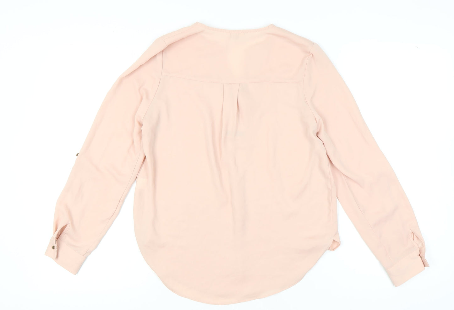 Womens UK Size 8 River Island Pink Basic Blouse