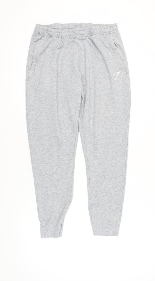 Gymshark Women's Grey Jogger Trousers Size L Activewear