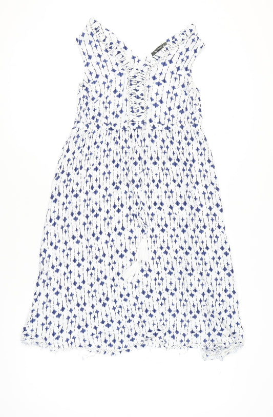 Bonmarché Women's White A-Line Dress Size 10