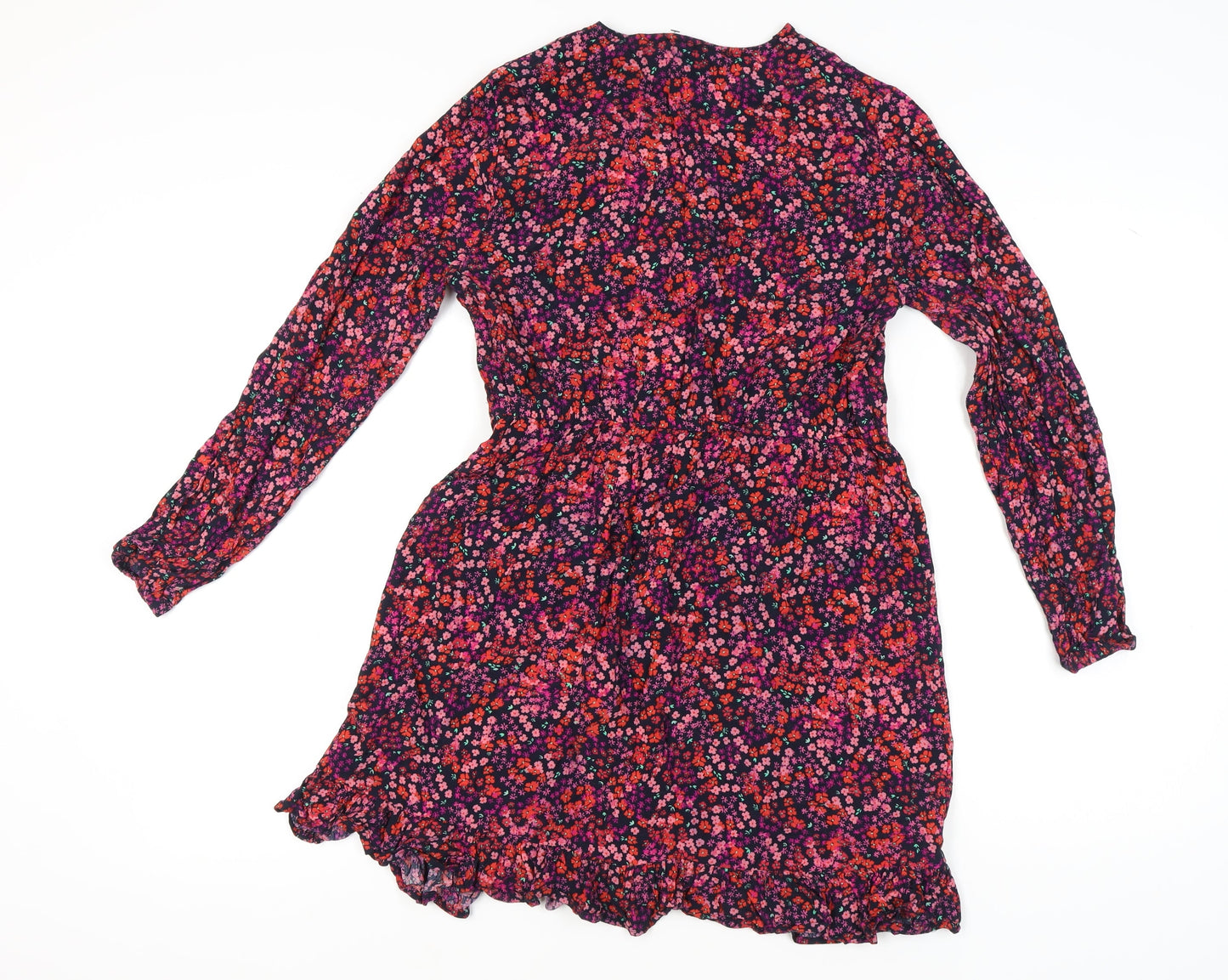 Pour Moi Women's Multicoloured Floral Dress Size 12