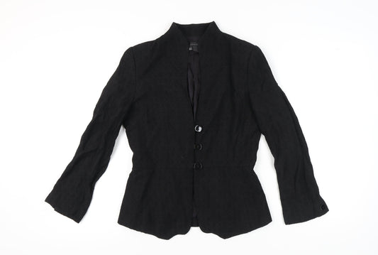 Zara Women's Black Blazer Size 8 Long Sleeve