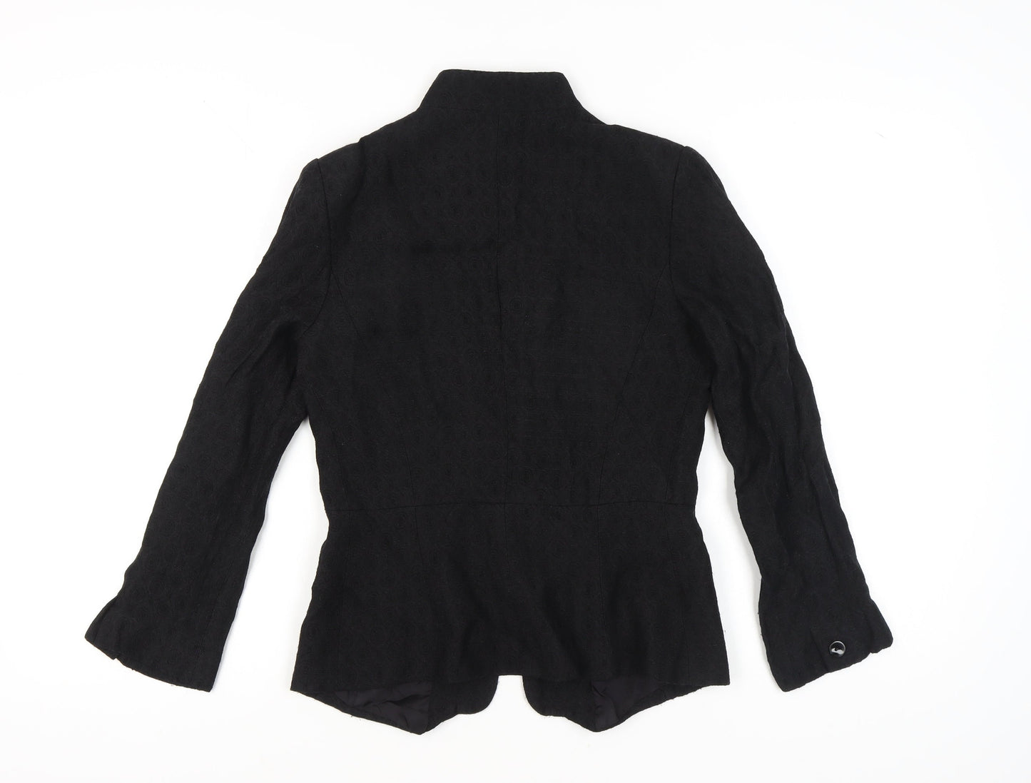 Zara Women's Black Blazer Size 8 Long Sleeve