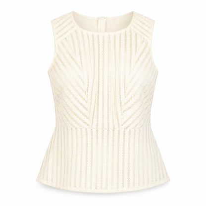 Womens UK Size 12 Marks and Spencer Ivory Basic Blouse