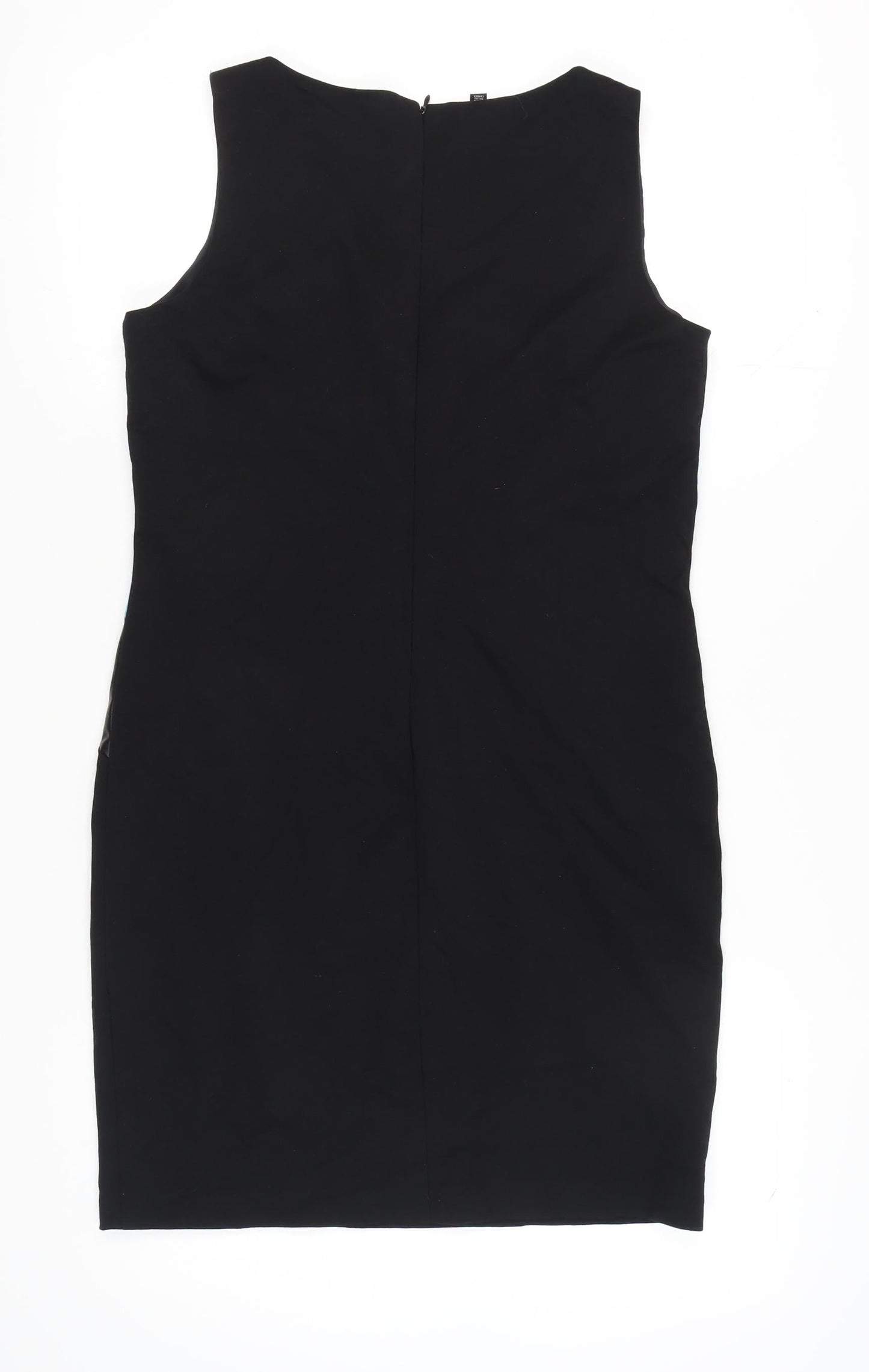Conrad C Women's Sheath Dress Black Blue Grey Size 16