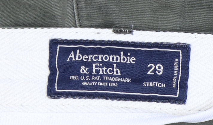 Abercrombie & Fitch Men's Green Chino Shorts 29