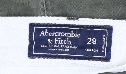 Abercrombie & Fitch Men's Green Chino Shorts 29