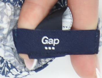 Gap Women's Blue Paisley Dress Size S Sleeveless